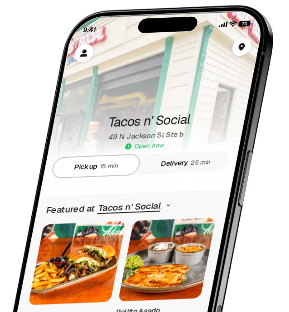 Tacos n' Social app preview